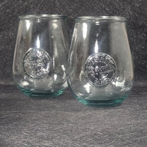 Set of 2 Vidrios San Miguel 100% Recycled Glass Glasses Tumblers Tinted  Green Made in Spain - Etsy India