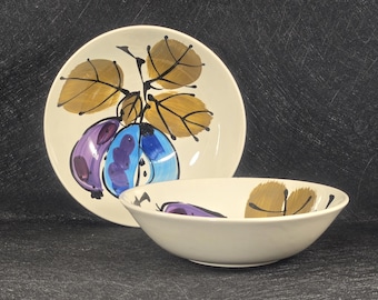Vintage Vera Neumann Island Worcester Salad Days Dessert Bowl