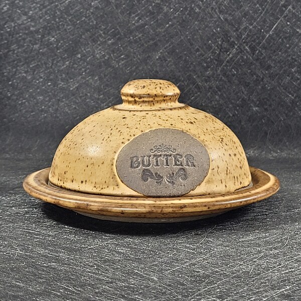 Pottery Butter Dish Etsy