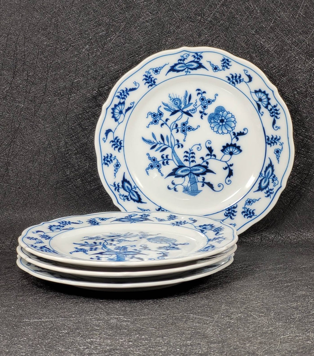 Vintage Blue Danube Bread Plates (set of 4) - Blue Onion Design - Etsy