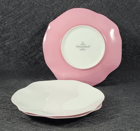 Villeroy & Boch Mira Colore Pink Side Plates (set of 3) - Etsy
