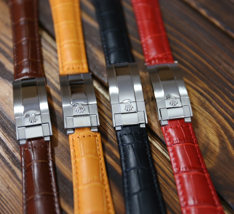 rolex datejust alligator strap