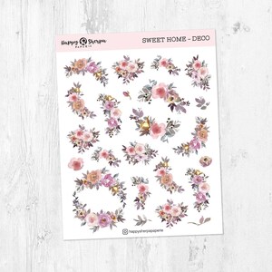Sweet Home - Deco Stickersheet | Planner, Bullet Journal Stickers