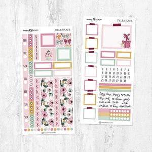 Celebrate - Hobo weeks sticker kit