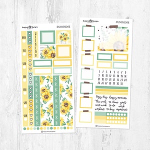 Girasol - Kit de pegatinas de las semanas de Hobo