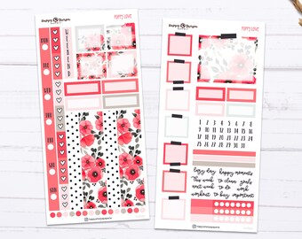 Poppy Love - Hobo weeks sticker kit