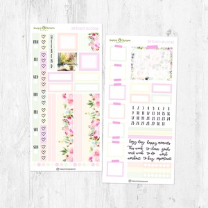 Spring Bloom - Hobo weeks sticker kit