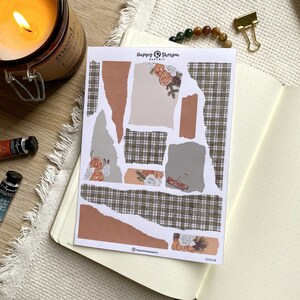 Stagione scintillante - Thorn Papers - Foglio adesivo decorativo / Planner, adesivi Bullet Journal