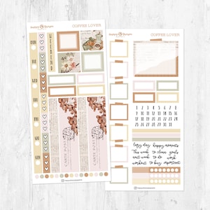 Coffee Lover - Hobo weeks sticker kit