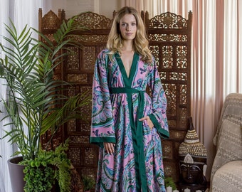 Women's Maxi Robe, Long Women's Robe, Elegant Nightwear, Women's Sleepwear, Comfortable Maxi Robe,  Stylish Women's Robe, Modern Maxi Robe