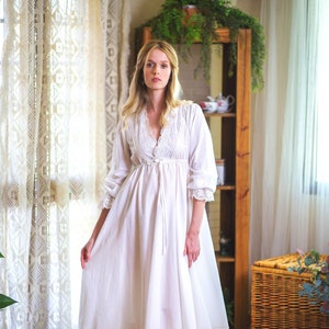 Robe de nuit longue blanche new arrivals