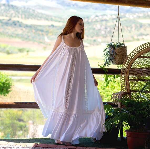 nightgown wedding dress