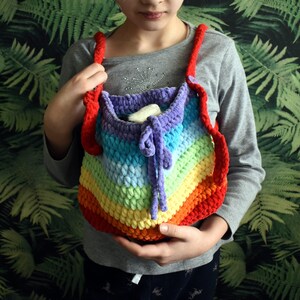Guinea pig rainbow carrier. Small pet soft cozy carrier.