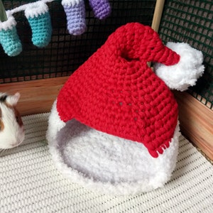 Christmas Guinea Pig House: Cotton Small Pet Hideaway
