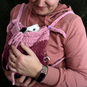 Guinea pig purple carrier -Small pet soft cozy carrier