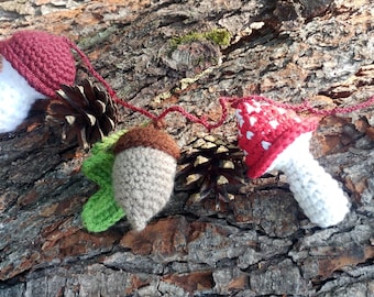 Autumn Garland: Guinea Pig Cage Decor with Pine Cones