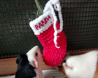Personalized guinea pig christmas stocking! Funny guinea pig Christmas gift!