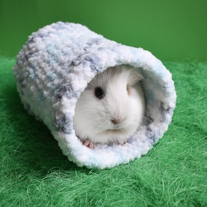 Handmade Guinea Pig Cozy Tunnel: Cotton Hideaway
