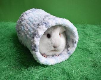 Guinea pig Tunnel! Funny guinea pig accessories in cage!