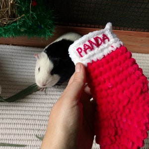 Personalized guinea pig christmas stocking Funny guinea pig Christmas gift image 10