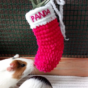 Personalized guinea pig christmas stocking Funny guinea pig Christmas gift image 7