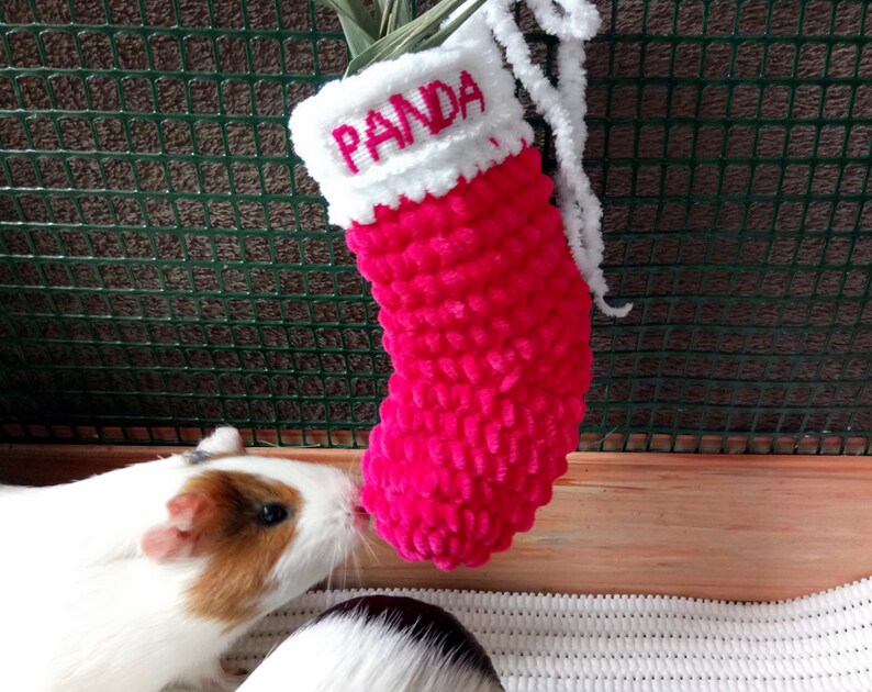 Personalized guinea pig christmas stocking Funny guinea pig Christmas gift image 7