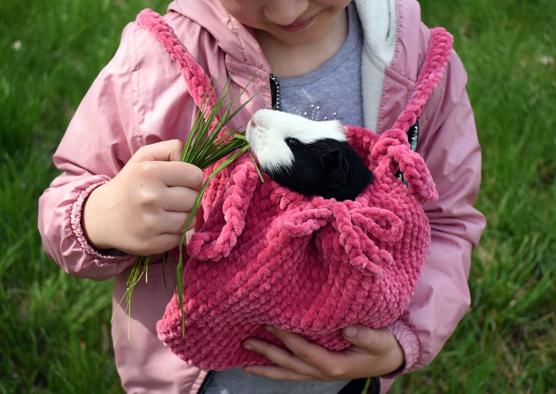 Guinea Pig Carrier Sling Small Pet Soft Cozy Carrier Etsy