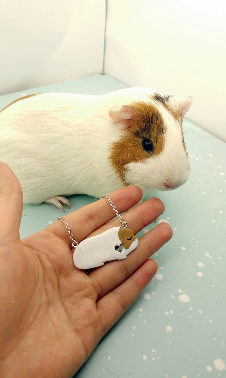 Custom guinea pig necklace Personalized jewelry for guinea Etsy