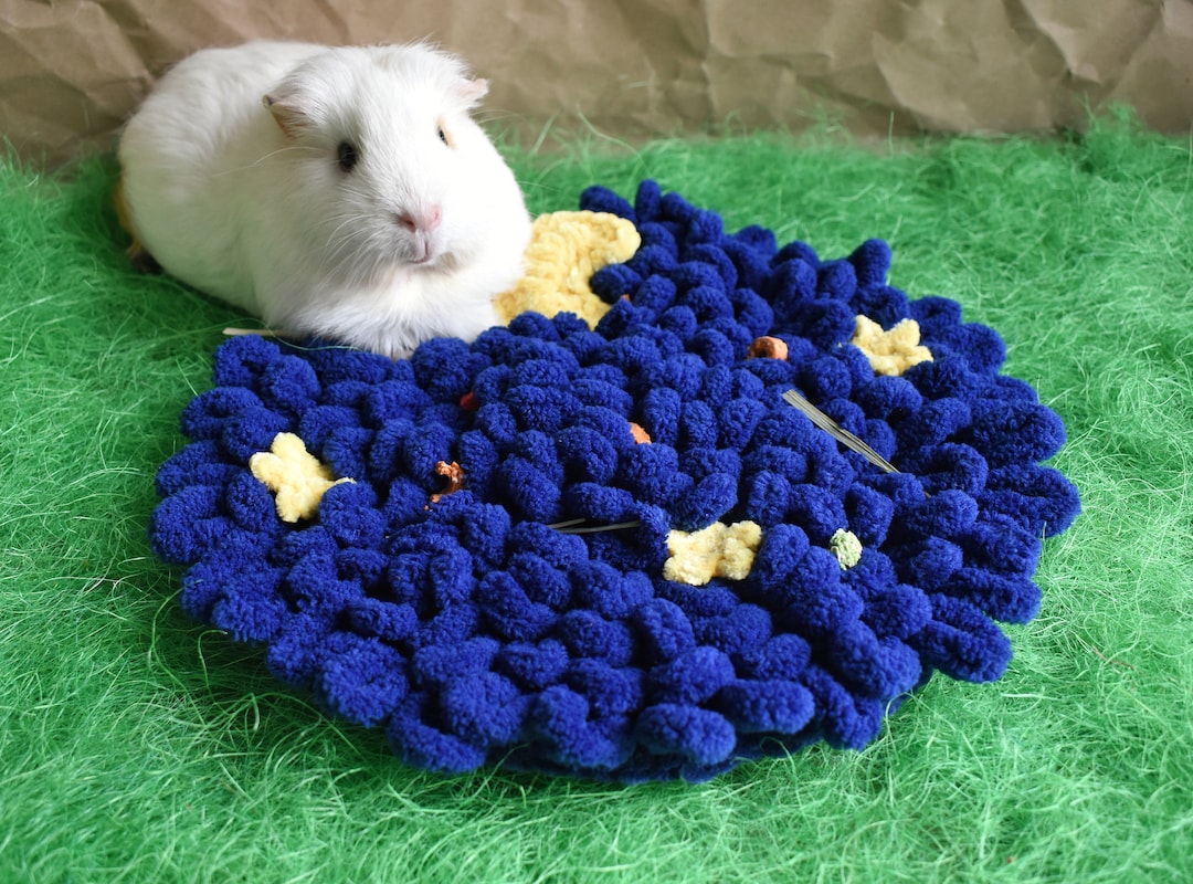 Space Snuffle Mat for Guinea Pig or Small Pets Guinea Pig Foraging Mat
