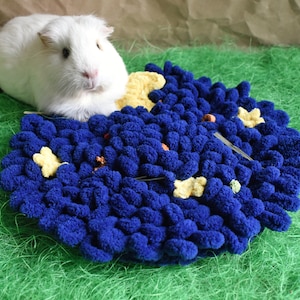 Space Snuffle Mat: Guinea Pig Foraging Toy, Super Soft Bed