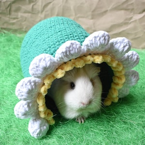 Handmade Daisy Guinea Pig Tunnel: Cozy Cage Hideout