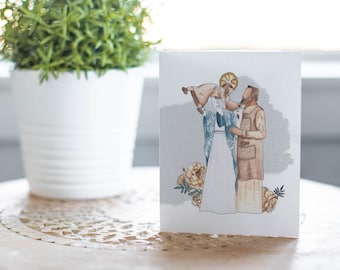 Holy Family / Jesus / Mary / Joseph / Greeting Card / Catholic / Watercolor / Catholic gift / Catholic stationery