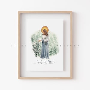 Maria Goretti / Saint Print / Catholic / Catholic Gift