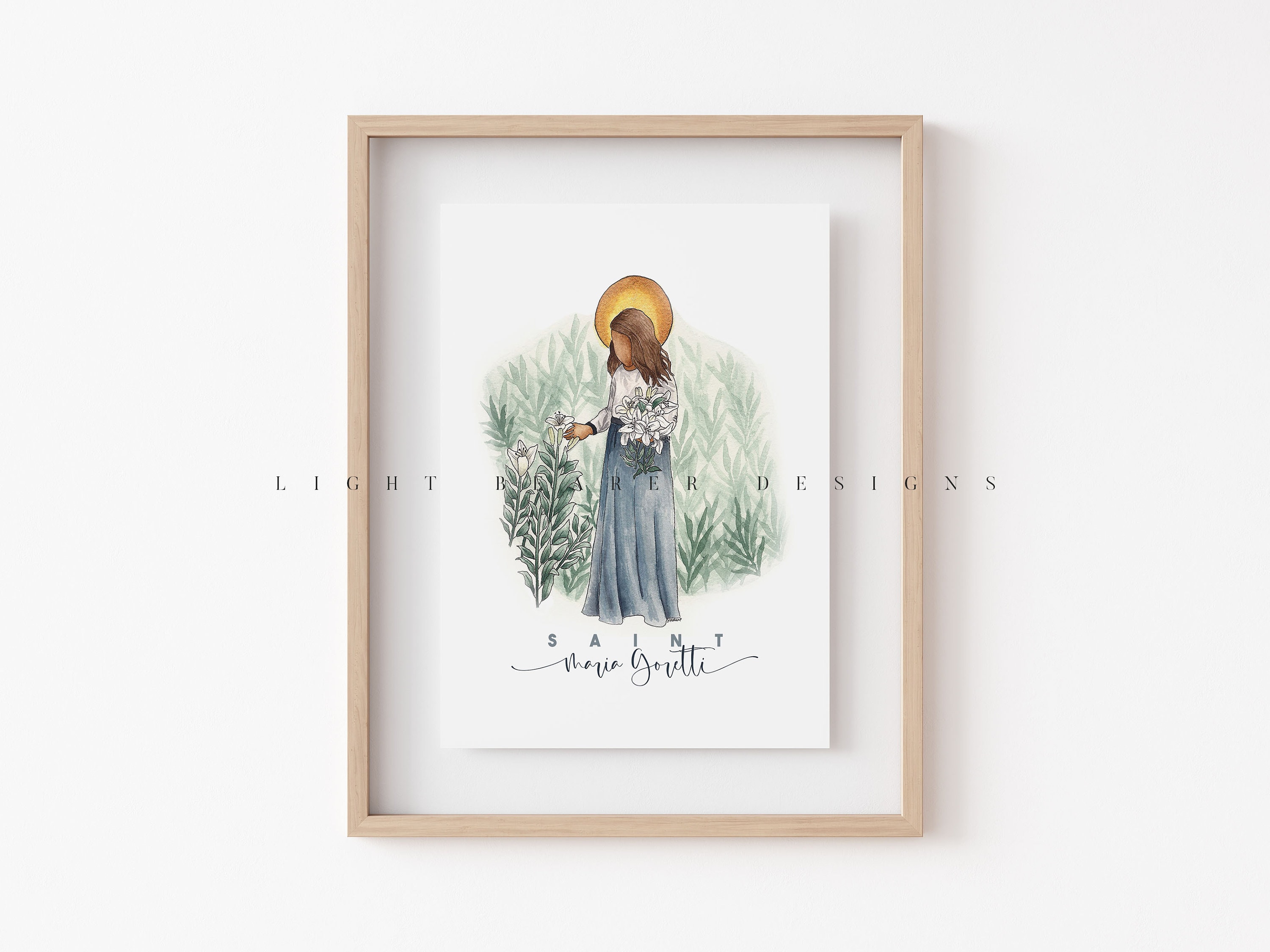Maria Goretti / Saint Print / Catholic / Catholic Gift - Etsy