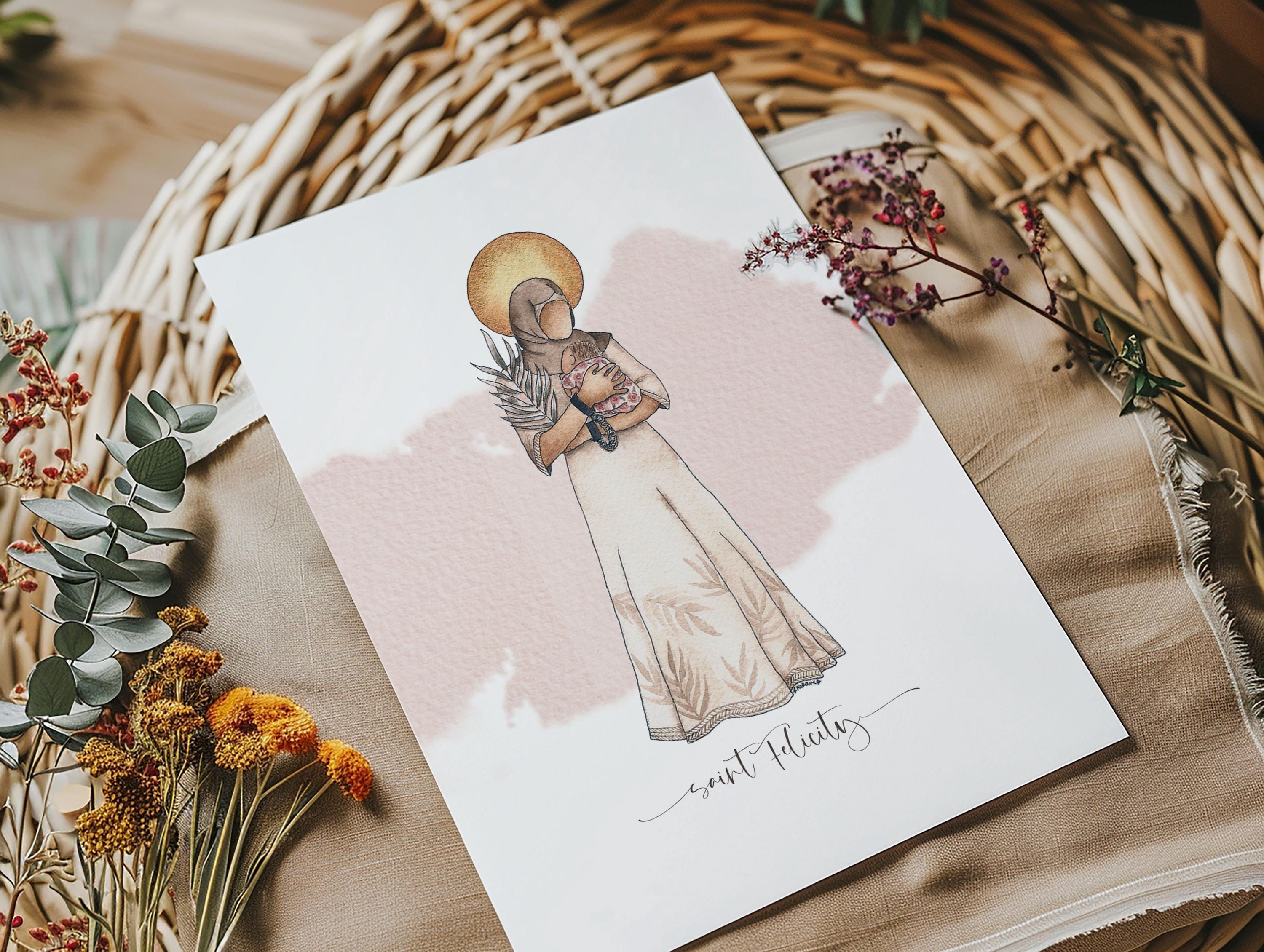 Saint Felicity / Saint Print / Catholic / Catholic Gift