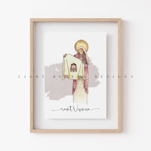 Saint Veronica / Saint Print / Catholic / Catholic Gift