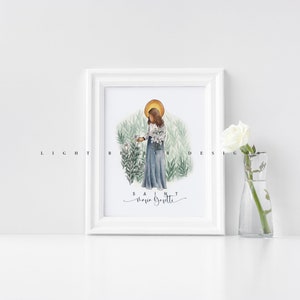 Maria Goretti / Saint Print / Catholic / Catholic Gift - Etsy