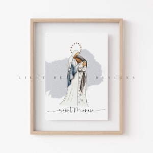 Saint Monica / Our Lady of Consolation / Saint Print / Catholic / Catholic Gift