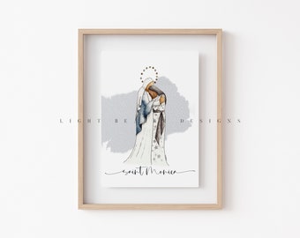 Saint Monica / Our Lady of Consolation / Saint Print / Catholic / Catholic Gift