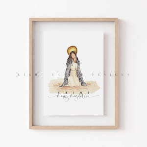 Mary Magdalene / Saint Print / Catholic / Catholic Gift