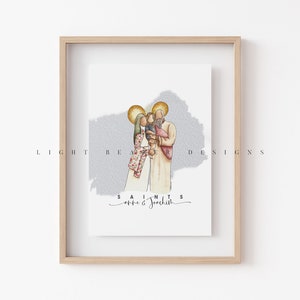 Anne and Joachim / Saint Print / Catholic / Catholic Gift