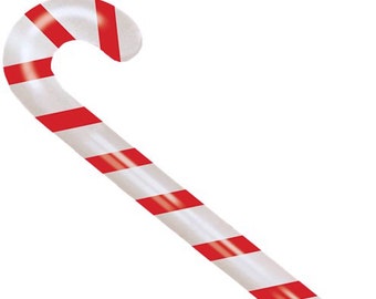 Inflatable 90cm Christmas Candy Cane Blow up Toy Photo Booth Prop Xmas Party Do 