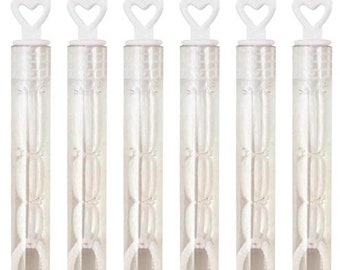 12 Heart Bubble Tubes, wedding favours for guests, wedding bubble tubes, wedding bubble favours, wedding favour ideas