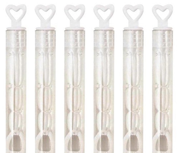 12 Heart Bubble Tubes, wedding favours for guests, wedding bubble tubes, wedding bubble favours, wedding favour ideas