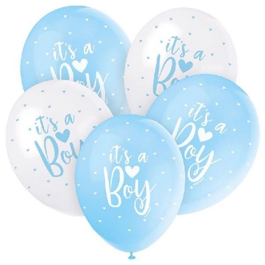 Its A Boy Balloons, Baby Shower Decorations, Blue Baby Shower ...