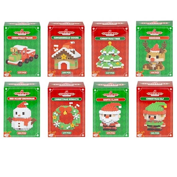 Christmas Brick Sets Christmas Stocking Fillers for Kids, Advent