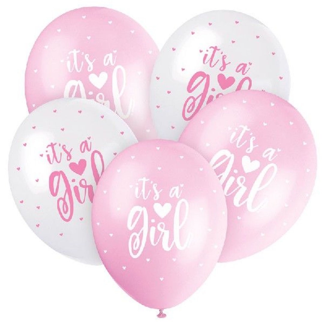 Its A Girl Balloons, Baby Shower Decorations, Pink Baby Shower ...