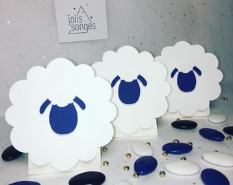 Blue sheep candy box containing country baptism