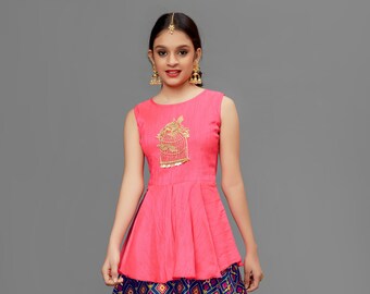 pakistani peplum tops