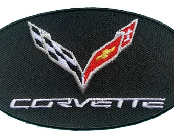 CHEVROLET CORVETTE Collectible Easy Sew/Iron On 3." Patch W/FREE SHIP CHEVROLET CORVETTE Collectible Easy Sew/Iron On 3." Patch W/FREE SHIP